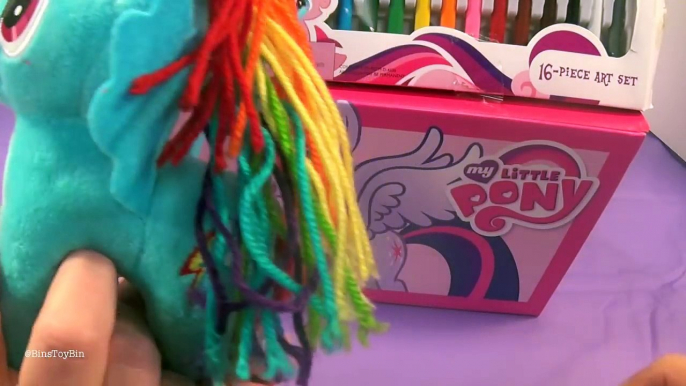 Panier poubelle Pâques à lintérieur petit mon poney jouet déballage ce qui est 2016 |