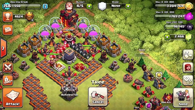 clash of clans free gems glitch - clash of clans - never ending gem box glitch (ghost tree