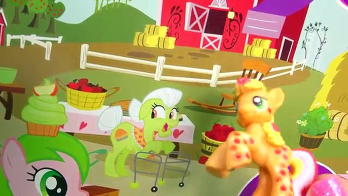 Hectáreas manzana en granero poco más pequeña mi fiesta mascota juego poni tienda dulce véase Unboxing mlp