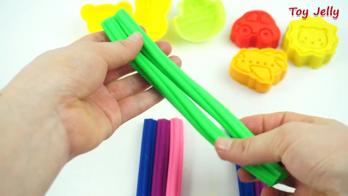 Learn Colours with Play Dough Modelling Clay with Molds Fun and Creative for Children Todd