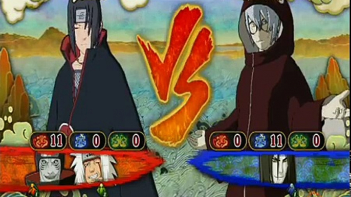 Naruto Ultimate Ninja Storm 3 Full Burst Anbu Itachi RTN Sasuke vs Sage Orochimaru Boss Ba