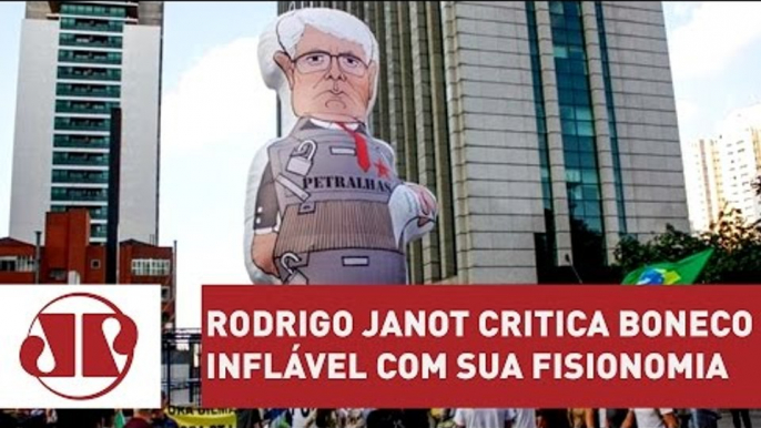 Rodrigo Janot critica boneco inflável com sua fisionomia | Jornal da Manhã | Jovem Pan