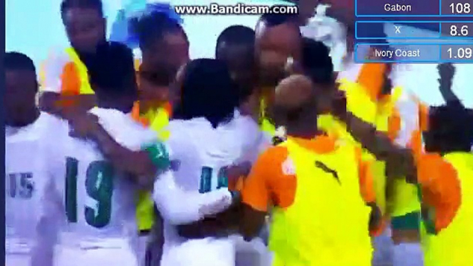 Doumbia GOAL Gabon 0-2 Ivory Coast  02.09.2017