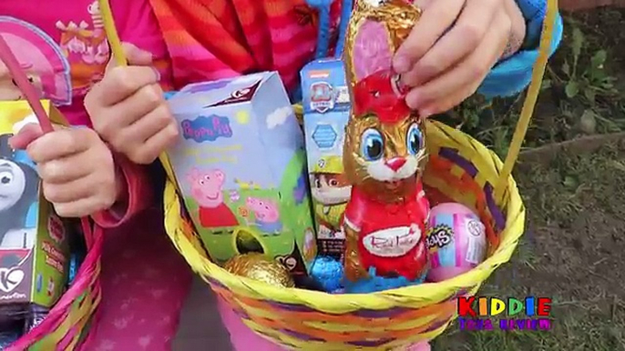 Pâques Oeuf caché chasse masques patrouille patte jouets avec Cochon de peppa surprise, oeufs de pj kinder, magasin