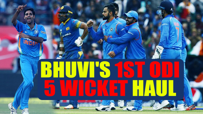 India vs Sri Lanka 5th ODI : Bhuvneshawar Kumar take 1st 5 wicket haul in ODI | Oneindia News