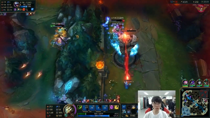 (Eng sub) SKT T1 Faker MID Master Yi 페이커의 미드 마스터이가 나타났다! [Full Game]