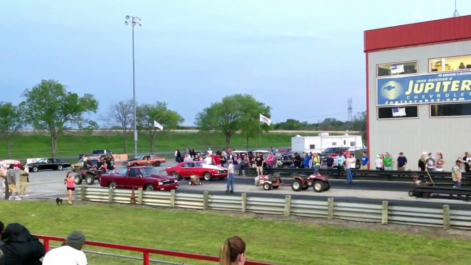 Chevy S 10 Drag Race Wheelie Redline Raceway Texas