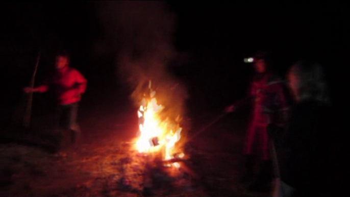 Voyage au bout de la nuit noire à la ferme du Fays dans l'Yonne.  Fin aout 2017.