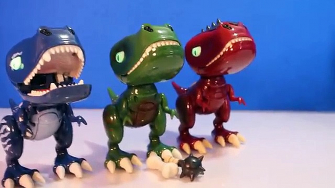 MIPOSAUR vs ZOOMER Robotic Dinosaur Toy | Pet Dino Fight | HOT Christmas Toys Toypals.tv