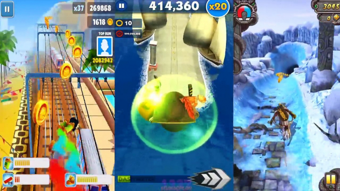 Subway Surfers vs Sonic Dash vs Temple Run 2