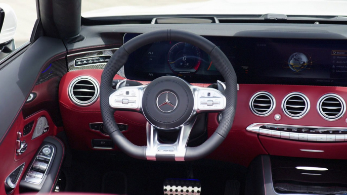 The new Mercedes-AMG S 63 4MATIC+ Cabriolet Interior Design