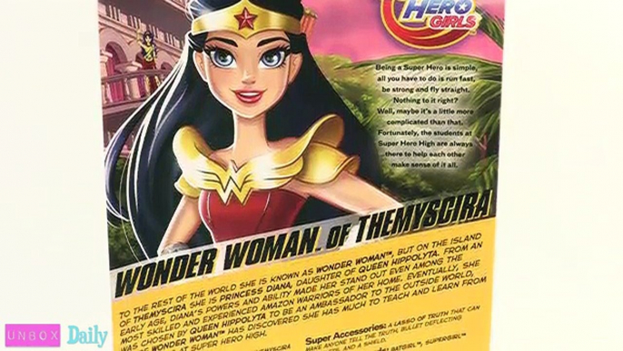 DC SUPERHERO GIRLS Wonder Woman of Themyscira Doll Unboxing