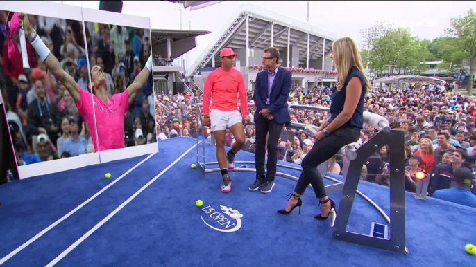 Rafael Nadal Interview at the Eurosport studio after QF at USO 2017