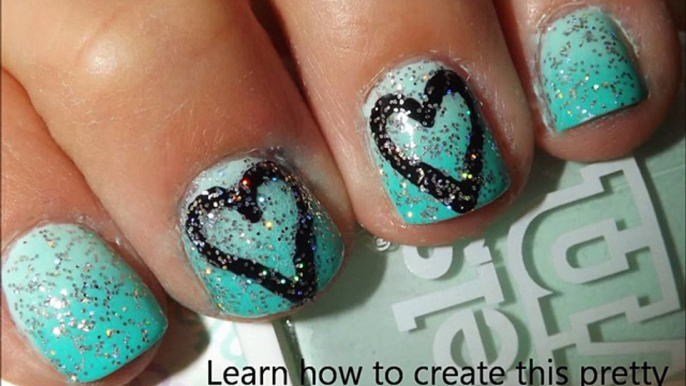 Valentines Day Heart Nail Art Tutorial - Valentines Day Nails for Valentines Day Nail Art Valentines Day nail designs 2