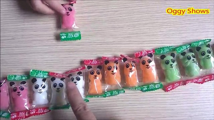 Y animales bebé por dulces dulces colores completo juego Niños poco piruletas de tienda panda