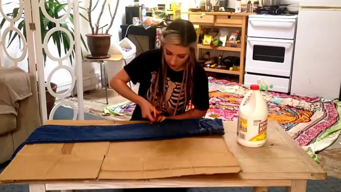 Lindo Bricolaje lorena pantalones cortos sandía con Tutorial