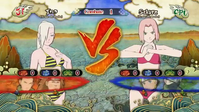 Ino Swimsuit vs Sakura Swimsuit - Naruto Shippuden Ultimate Ninja Storm 3 Full Burst