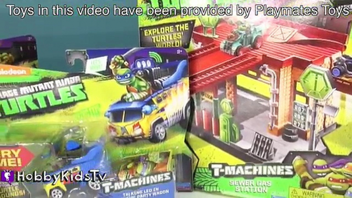 Teenage Mutant Ninja Turtles T-Machines Sewer Gas Station & Sound Vehicles