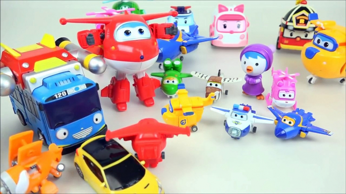 Super Wings 출동슈퍼윙스 와 로보카 폴리 미니특공대 장난감 SuperWings & Poli toys 変身飛行機のおもちゃ