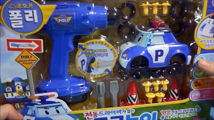 폴리 로보카폴리 공구놀이 정비소와 타요 또봇 장난감 Robocar Poli car tools Tobot Tayo Робокар Поли