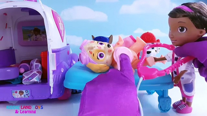 Bébé ruche abeilles les meilleures par par poupée dans patrouille patte porter secours piqué Skye doc mcstuffins ambulance pr