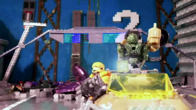 Mega Bloks Halo Battle for New Mombasa Stop Motion Four Videos Combined from Mega Bloks