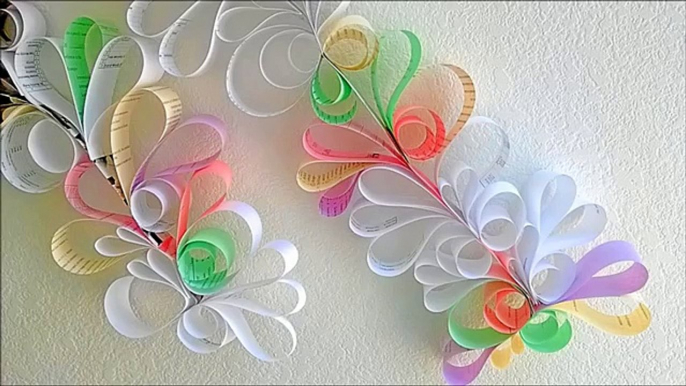 How to make a spiral star decoration for your pre-schoolers room - EP - simplekidscrafts