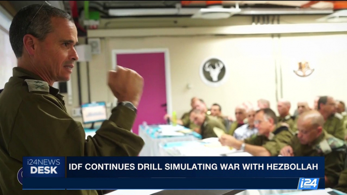 i24NEWS DESK | IDF continues drill simulating war with Hezbollah | Tuesday, September 12th 2017