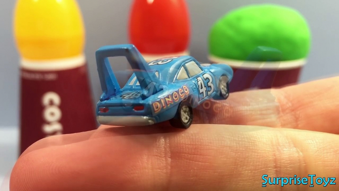 Disney Cars Toys Play Doh Surprise Eggs, Learn Colours with Cars 2 Disney Pixar (Series 11)