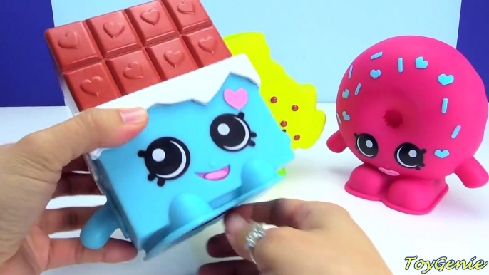 Shopkins Piggy Banks with Cheeky Chocolate, Kooky Cookie, and Dlish Donut