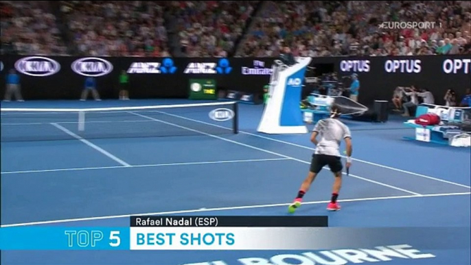 Tennis Top 5 Best Shots of Rafael Nadal