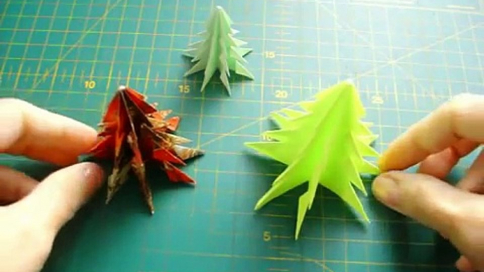 Navidad árbol manualidades para el nuevo año, artesanales de papel cómo hacer un árbol de Navidad con las manos