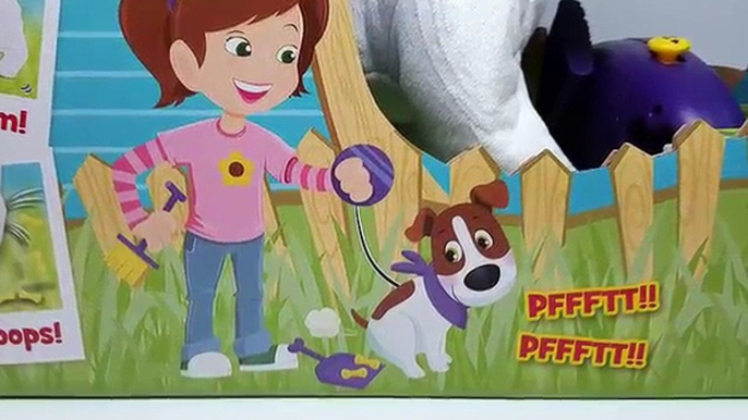 POOPING DOG Cacamax & Giant Poo Surprise Toys in Play Doh Poop! Yuck! by DisneyCarToys