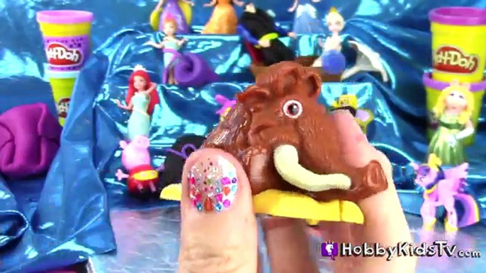 Allergie à par par Oeuf invités fête pâte à modeler Princesse jouet elsa anna surpris hobbykidstv