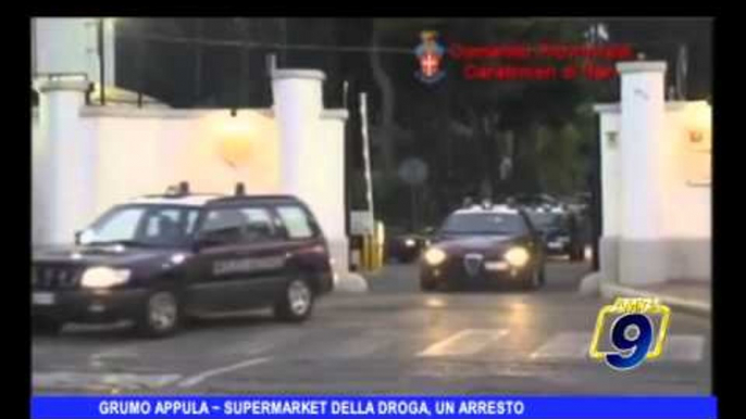 GRUMO APPULA | Supermarket della droga, un arresto