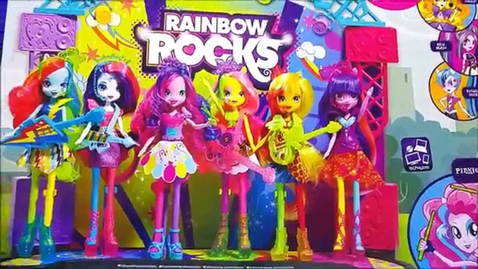 Muñecas evento de Chicas poco Melena mi poni arco iris rocas escenario juguetes Equestria ❤ mlp hasbro