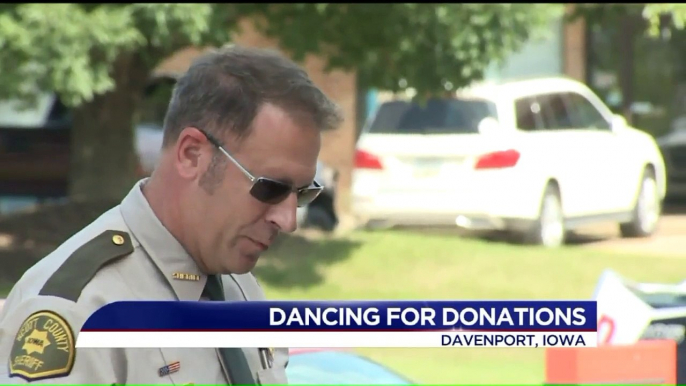 Iowa Police Officers Dance, Wear Inflatable Donuts to Raise Money For Special Olympics