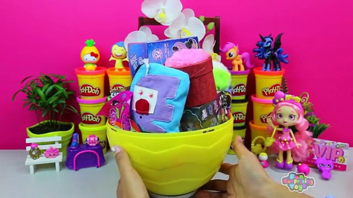 Poupée des œufs géant menthe Nouveau jouer avec shopkins shoppies surprise doh popette donatina peppa