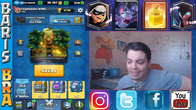 RİSK!! 17000 Gem Değerinde Sandık Açılımı (CEZALI) Clash Royale