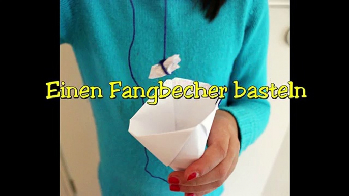 FANGBECHER SELBST BASTELN ist kinderleicht, DIY, Spielzeug selber machen MELISA TV Flummi