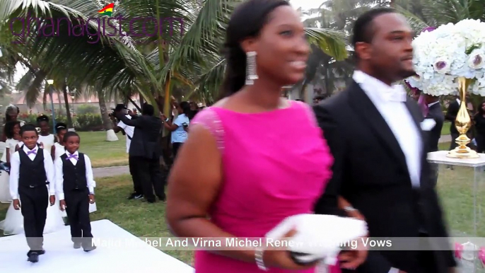 Majid Michel and wife Virna Michel renew wedding vows | @GhanaGist Video