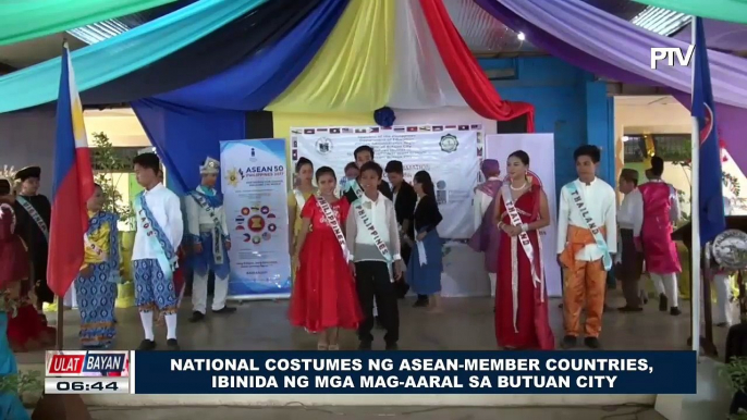 National costumes ng ASEAN-Member countries, ibinida ng mga mag-aaral sa Butuan City
