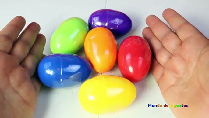 Aprende Los Colores con Huevos Sorpresa Lear Colors With Putty Eggs MundodeJuguetes