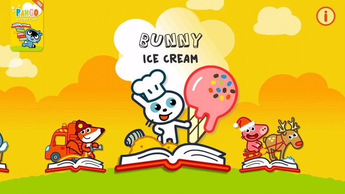 Bunny Ice Cream with little Fox for Kids - Pango