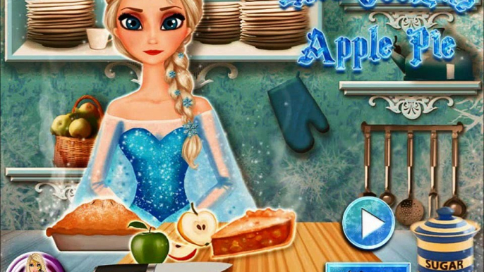 Elsa Cooking Apple Pie - Disney Frozen Princess Elsa Cooking Games For Little Girls