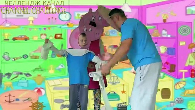 Défi momie porc jouer le le le le la Dans le Momie Peppa Pig Défi Jouer Défi momie Peppa