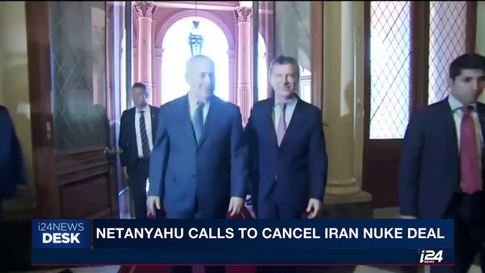 i24NEWS DESK | Netanyahu calls to cancel Iran nuke deal | Tuesday, September 12th 2017