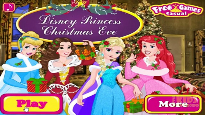 ☆ Disney Princess Christmas Eve Dress Up Video Game For Little Kids & Toddler