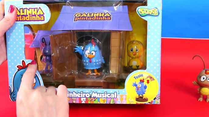 Galinha Pintadinha - Galinheiro Musical Borboletinha Pintinho Amarelinho Brinquedos Toys