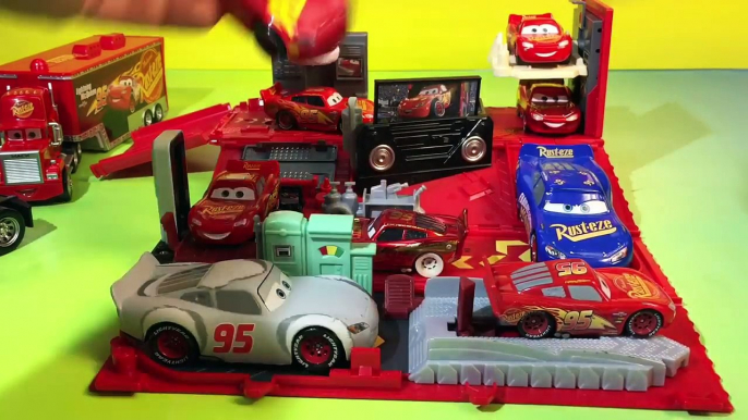 Disney Lightning Mcqueen jackson storm hauler cars 3 Haulers mack Gale beaufort Disney Pix